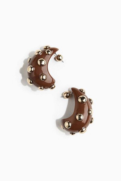 H&M Studded dome earrings