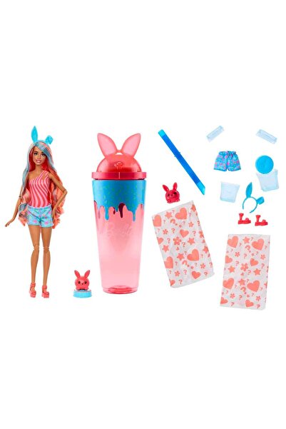 Barbie Pop Reveal Shake Serisi JCN85 - Turuncu Tavşan Jcn87