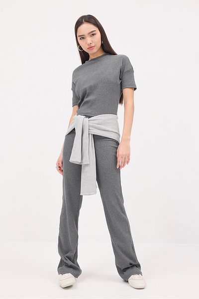 Addax Crew Neck Short Sleeve Bottom-Top Suit Tkm13115-J3