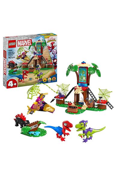 LEGO Marvel Spidey and His Incredible Friends in the Tree House Headquarters Spidey and Gobby's Raptor S