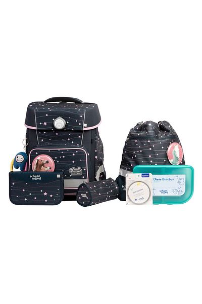 School Mood Set de ghiozdane școlare Champion Maxx Pro Mila, 7 piese
