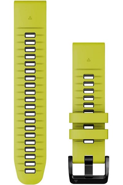Garmin QUICKFIT 22 WATCH BANDS ELECTRIC LIME/GRAPHITE SILICONE BAND