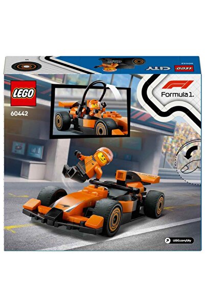 LEGO City McLaren Yarış Arabalı F1 Sürücüsü 60442 - 6 Yaş ve Üzeri Çocuklar için Mini Yar