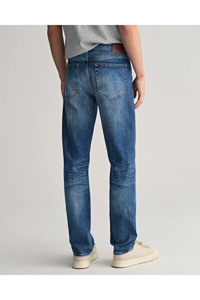 Gant Erkek Mavi Regular Fit Jean