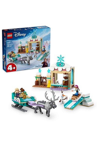 LEGO Disney Frozen Anna - Sleigh Adventure 4 Years Old and up 43256, Princess for Children Who Love