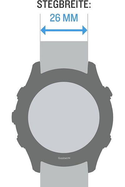 Garmin QUICKFIT 26 WATCH BANDS WHITE SILICONE (3-PIECE SET)