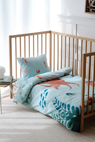 Lollie Baby&Kids سرير أطفال من الساتان القطني المحيطي - سرير بارك (60 × 120 س...