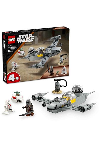 LEGO Star Wars: the Mandalorian Mando and Grogu - N-1 Starfighter 75410, Ages 4+