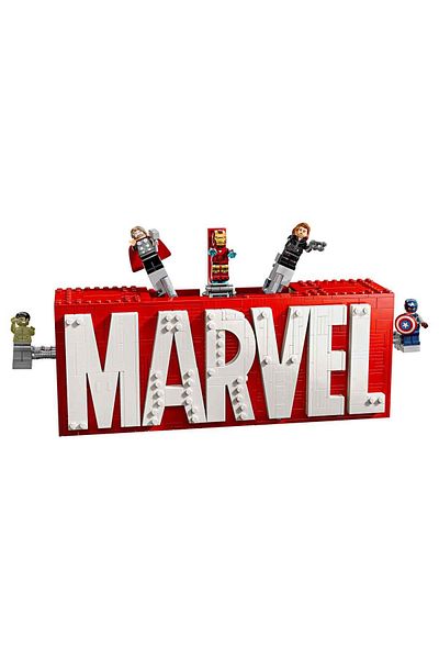 LEGO Marvel 76313 - the Avengers Logo and Minifigures for Superhero Lovers