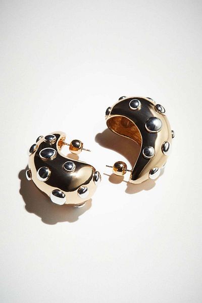H&M Studded dome earrings