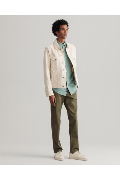 Gant Erkek Yeşil Slim Fit Hallden Pantolon