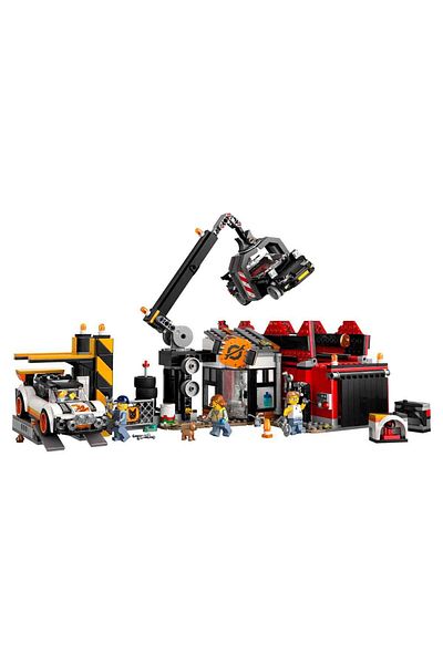 LEGO 60472 نموذج مدينة الخردة والسيارات - مجموعة ألعاب إبداعية للأطفال من سن 7 سنوات فما فوق