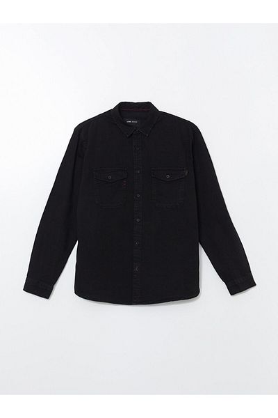 LC Waikiki Regular Fit Long Sleeve Men's Jean Shirt