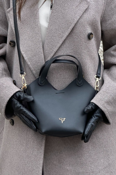 Mollycrush Women's Black Hand and Shoulder Bag Stylish Daily Shoulder Bag wit...