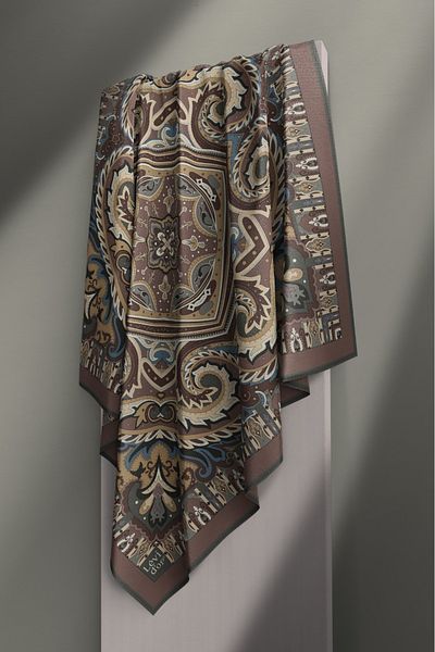 Levidor Casual κασκόλ Ethnic Etro ρετρό μοτίβο βαμβακερό άνετο κασκόλ