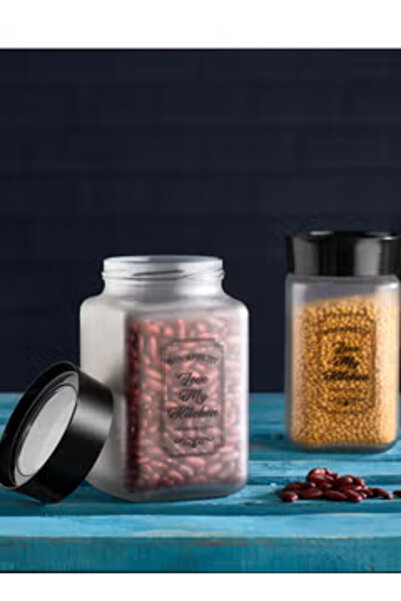 Qlüx Glass Jar 850 ML 9X9X15 CM