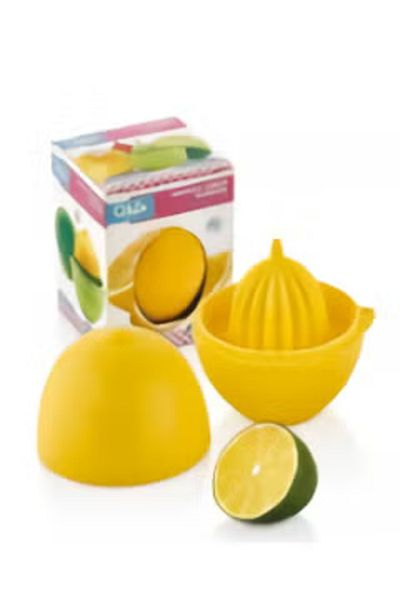 Qlüx Plastic Lemon Squeezer Set 2 Pcs Lemon Shape 110X75X75 MM