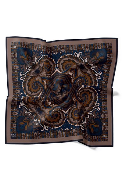 Levidor Casual κασκόλ Ethnic Etro ρετρό μοτίβο βαμβακερό άνετο κασκόλ
