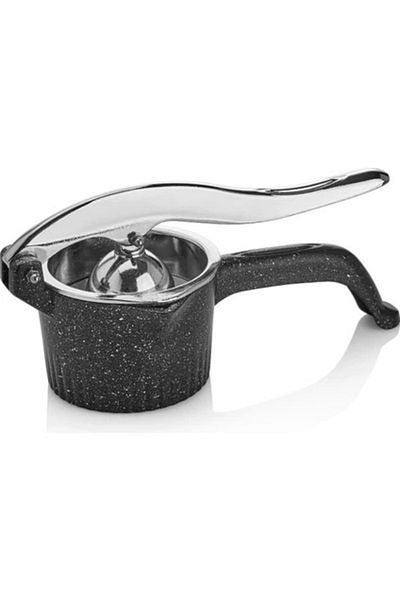 Aslı Hediyelik Black Cast Violet Hand Juicer for Fruits and Citrus