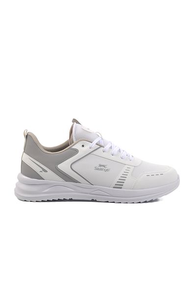 Slazenger Men's Sneakers - White, Large Size, Golden m