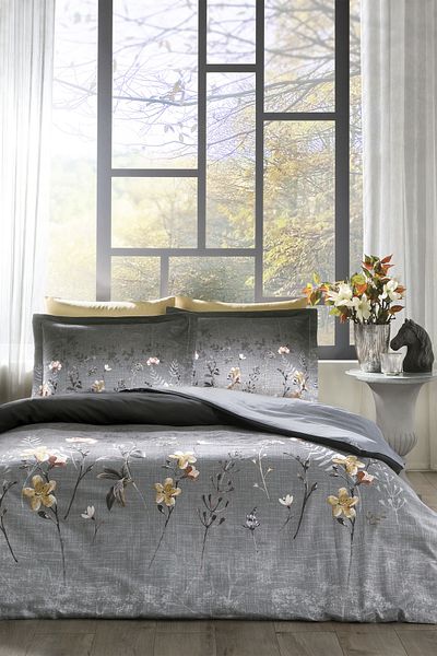 Özdilek Ramas Secas Double Pastoral Satin Duvet Cover Set