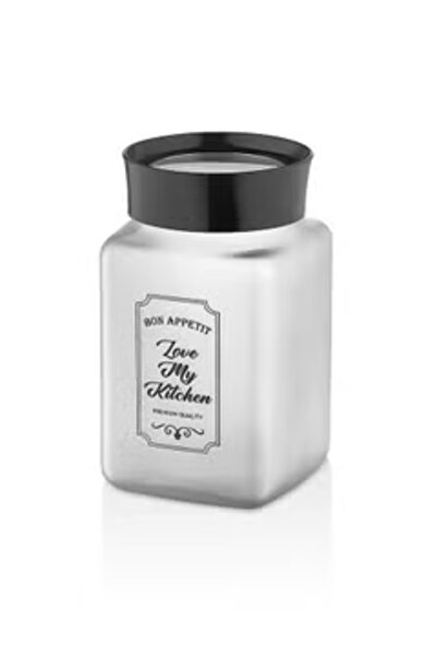 Qlüx Glass Jar 1 Liter 9.6X9.6X17 CM