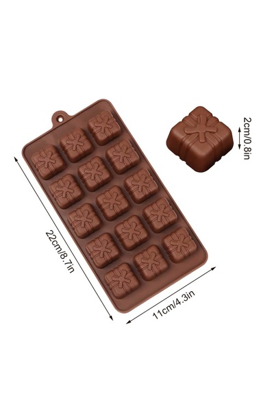 Siliko World Silikon Çikolata Kalıbı Sabun Mum Epoksi Reçine ve Jöle Yapımı İ...