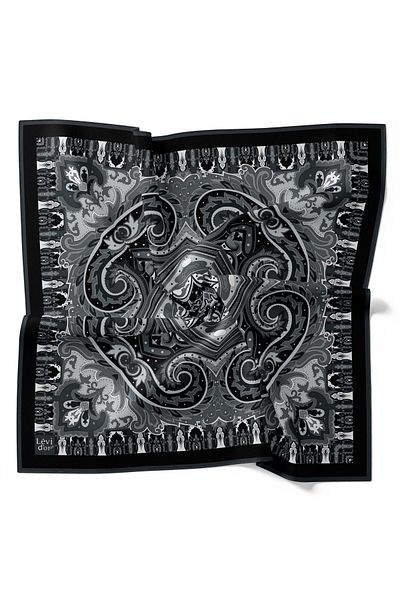 Levidor Casual κασκόλ Ethnic Etro ρετρό μοτίβο βαμβακερό άνετο κασκόλ