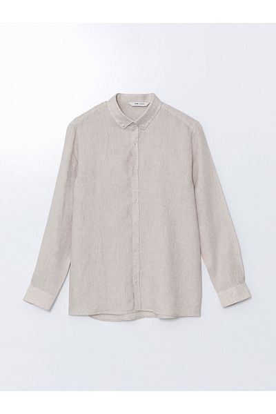 LC Waikiki Lcw Vision Slim Fit Long Sleeve Linen Men's Shirt