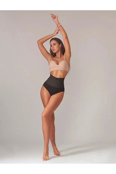 ogonline Black Panty Corset Gathering Abdominal and Belly Tightening Gathering