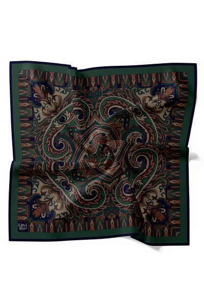 Levidor Casual κασκόλ Ethnic Etro ρετρό μοτίβο βαμβακερό άνετο κασκόλ