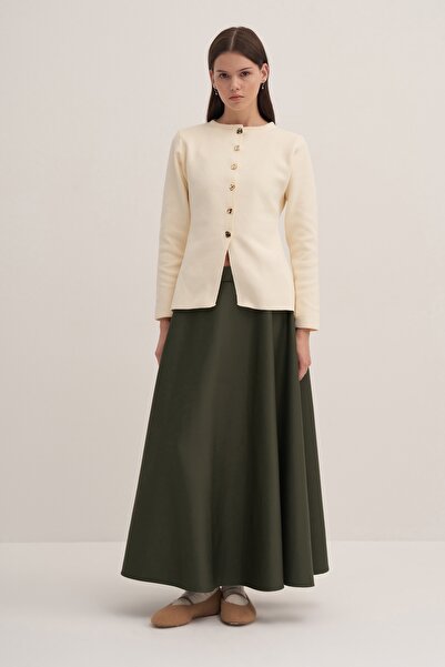 EBU Prive Fusta kaki pentru femei Scuba Kloş