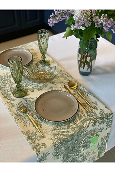 Perdeplus French Pattern Runner, Vintage Pastoral Special Design