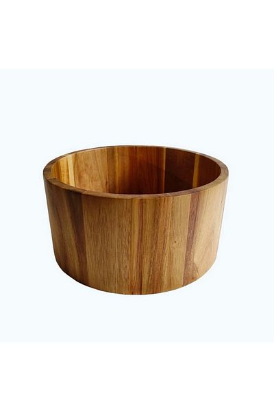 Bien Servi High Quality Acacia Wood Salad Bowl 25.5 x 12.7cm