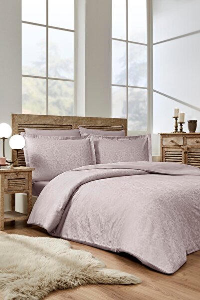 Özdilek Özdilek Ornament Çift Kişilik Jakarlı Saten Nevresim Takımı