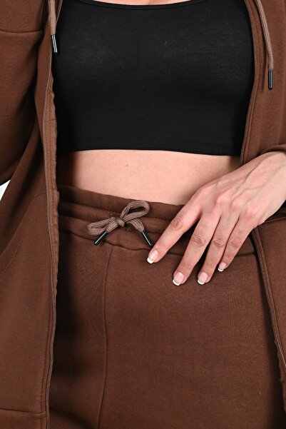 CC STORE Дамски костюм с 3 повдигнати нишки с двоен голям размер 3484-23