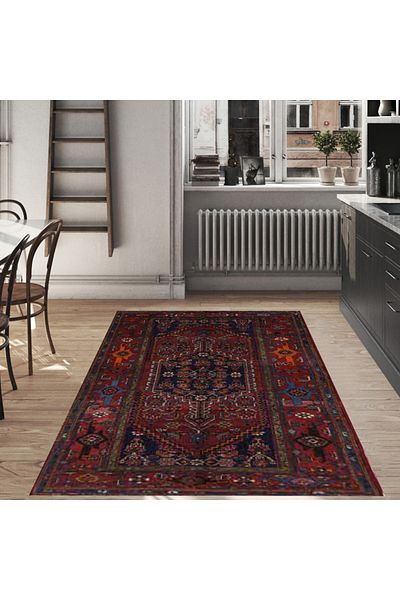 Homelux Ryno Rug, Rectangular, 152X230 Cm, Traditional, Blue, Burgundy, Green, Black, Polyester