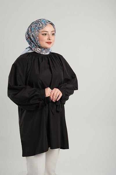 Giverny Eșarfă albastră cu model de flori de bambus - imprimată digital 202208 _11