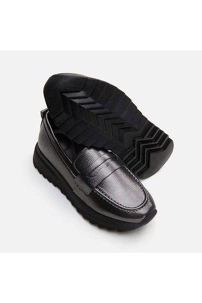 Yaya by Hotiç Yaya Anthrazit Damen-Loafer