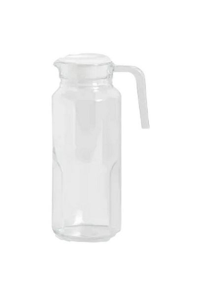 Luminarc Tuff Durable Fridge Glass Jug with Lid 1.3 Liter V0487