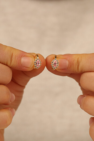 Çgk Çiğdem Gürel Kuyumculuk Damla Altın Küpe