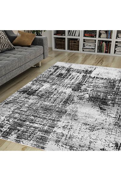 Homelux Ryo Rug, Rectangular, 152X230 Cm, Abstract, Grey, Polyester