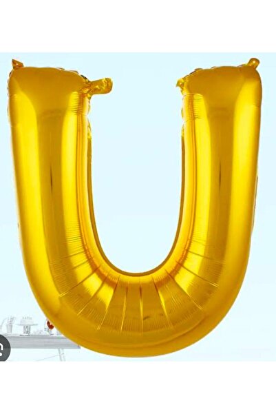 Tasarım Metallic Gold Color Letter Balloon 100 cm