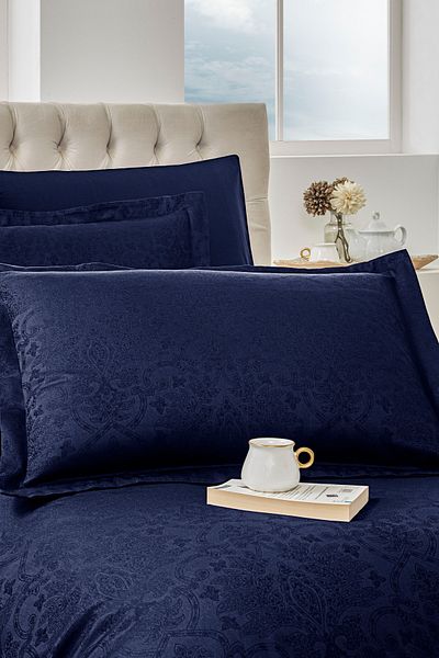 Özdilek Özdilek Ornament Double Jacquard Satin Duvet Cover Set