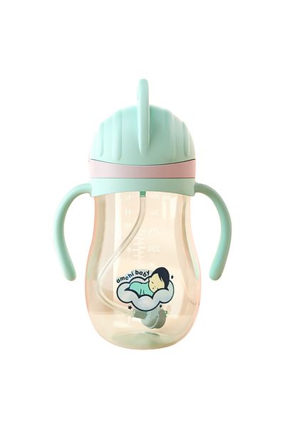 AMCHI BABY Baby Straw Training Cup-Green