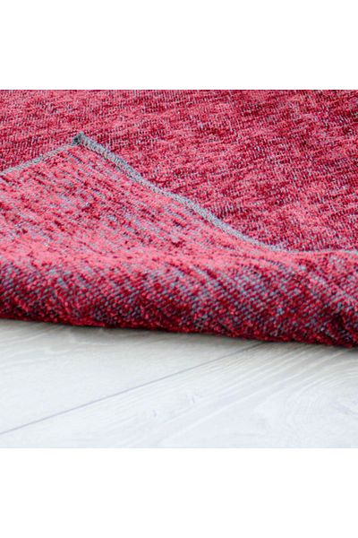 Homelux Foldy Rug, Rectangular, 76X150 Cm, Plain, Double-Sided, Red, Polyester
