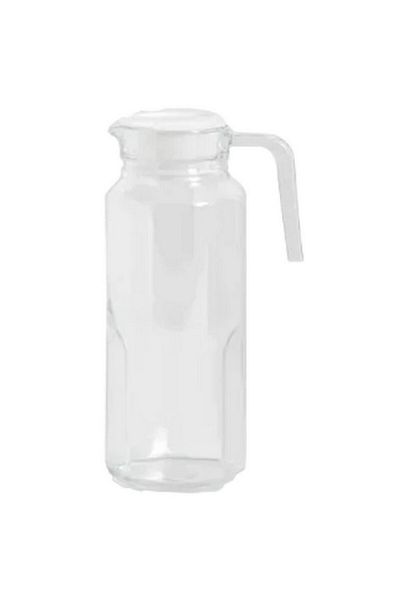 Luminarc Tuff Durable Fridge Glass Jug with Lid 1.3 Liter