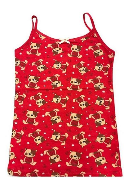 Zekids Girl's Hanging Patterned Tank Top