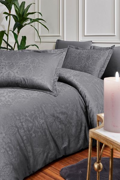 Özdilek Özdilek Ornament Double Jacquard Satin Duvet Cover Set