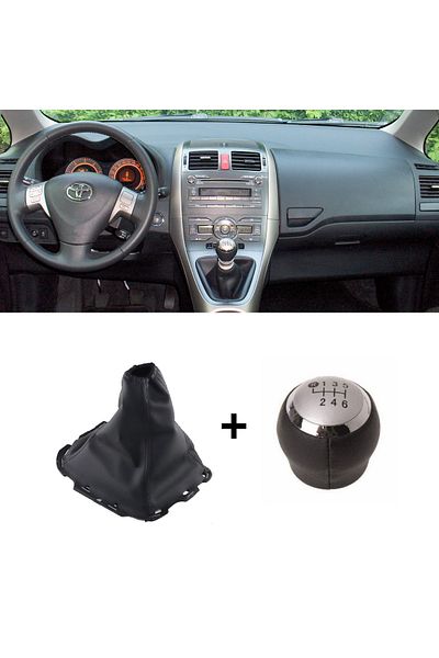 DOĞRU TİCARET AUTO PARTS Toyota Auris Gear Shift Knob Gray 6 Forward Bellow 2007-2012 Compatible